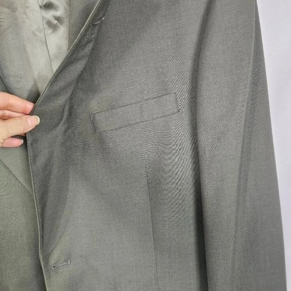 Vintage Brooks Brothers BrooksEase Wool Blazer‎ 43L Olive Old Money Ivy League